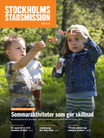 Omslag till Stockholms Stadsmissions tidning juni 2024