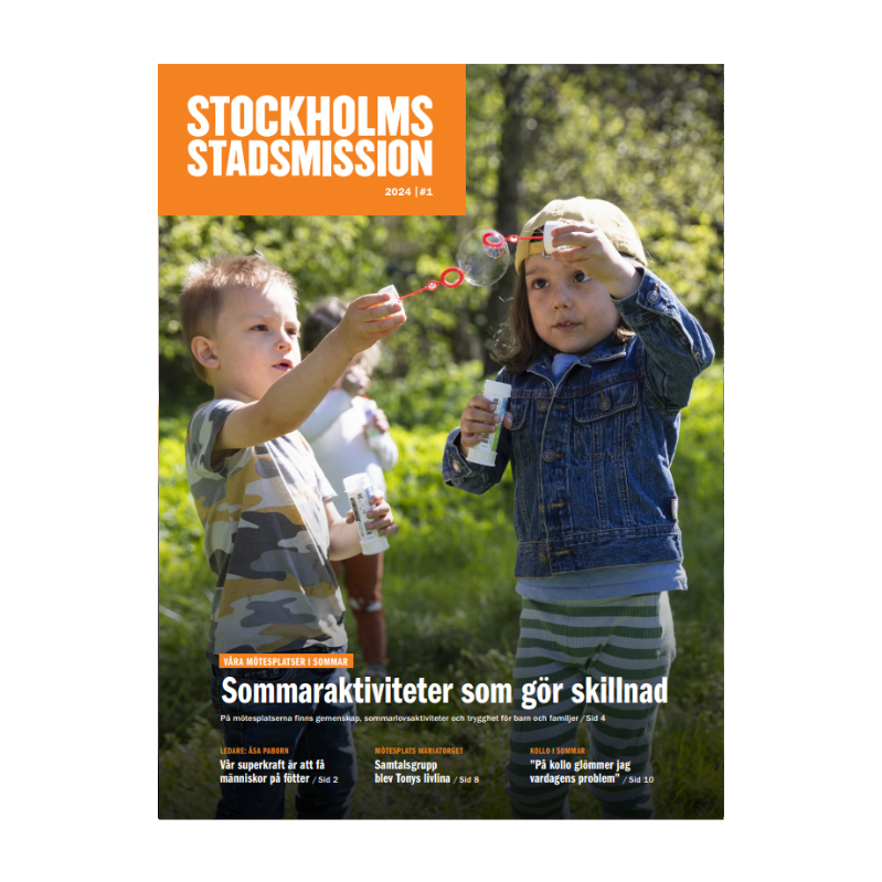 Omslag av tidning